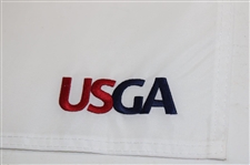 Bryson DeChambeau Signed 2020 US Open at Winged Foot Embroidered Flag JSA ALOA