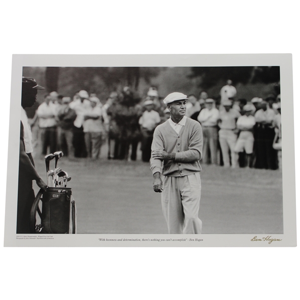 Ben Hogan 1959 US Open Oversize "With keeness and determ….accomplish" Poster
