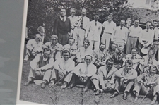 1935 Masters Tournament Field Poster - Matted