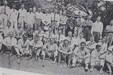 1935 Masters Tournament Field Poster - Matted