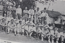 1935 Masters Tournament Field Poster - Matted