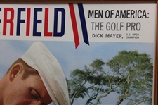 Dick Mayer US Open Champion Chesterfield Broadside - Framed