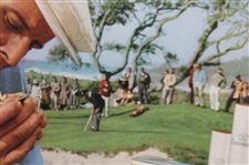 Dick Mayer US Open Champion Chesterfield Broadside - Framed