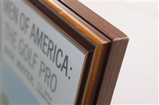 Dick Mayer US Open Champion Chesterfield Broadside - Framed