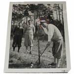 1930 Chick Evans Pan American American Amateur Golf Tournament J.H. Coquille Photo - Feb. 7th