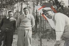 1930 Chick Evans Pan American American Amateur Golf Tournament J.H. Coquille Photo - Feb. 7th