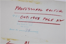 1958 Horton Smith President of the PGA Speaking Original Jasper Nutter Photo