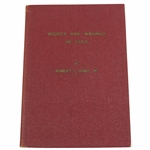 1935 Red Cover Rights & Wrongs of Golf by Bobby Jones