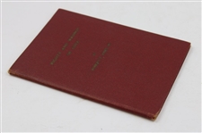 1935 Red Cover 'Rights & Wrongs of Golf' by Bobby Jones