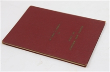 1935 Red Cover 'Rights & Wrongs of Golf' by Bobby Jones