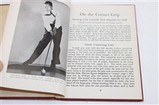 1935 Red Cover 'Rights & Wrongs of Golf' by Bobby Jones