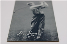 1948-49 Ben Hogan Rookie Card - Sports Exhibit Champions - Front Notes '48 U.S. Open Win
