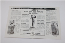 1958 World Amateur Championship at St. Andrews Pairing Sheet & Eisenhower Trophy Booklet