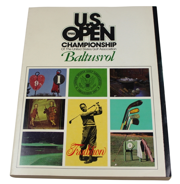1980 US Open at Baltusrol Golf Club Official Program - Jack Nicklaus Win