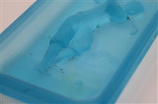 Heinrich Hoffman - Bobby Jones 1920-30's Art Deco Blue Cobalt Glass Dish Top
