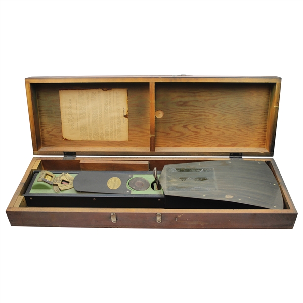 Rare 1937 Revolta Golf Recorder by Micarta Pat. No. 2069650 in Box - First Golf Simulator?