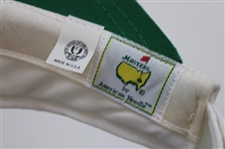 Jack Nicklaus Signed Masters Tournament Visor JSA ALOA