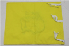 Tiger Woods Signed 2019 Masters Tournament Embroidered Flag JSA ALOA