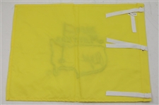 Phil Mickelson Signed 2010 Masters Tournament Embroidered Flag JSA ALOA
