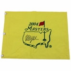 Phil Mickelson Signed 2004 Masters Tournament Embroidered Flag JSA ALOA