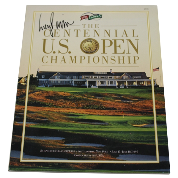 Cory Pavin Signed 1995 US Open at Shinnecock Hills Program JSA ALOA
