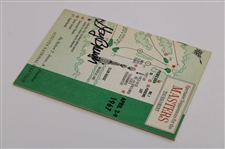 Gay Brewer Signed 1967 Masters Tournament Spectator Guide JSA ALOA