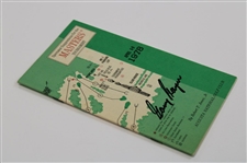 Gary Player Signed 1978 Masters Tournament Spectator Guide JSA ALOA