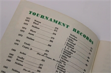 Gary Player Signed 1978 Masters Tournament Spectator Guide JSA ALOA