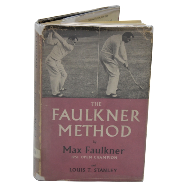 Max Faulkner Signed 1952 The Faulkner Method by Louis Stanley JSA ALOA