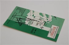 Sandy Lyle Signed 1988 Masters Tournament Spectator Guide JSA ALOA