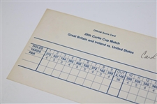 Carol Semple Thompson Signed 1994 Curtis Cup at The Honors Course Official Scorecard JSA ALOA