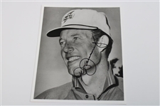 Don January Signed 8x10 Photo with November 26, 1967 8x10 Wire Photo