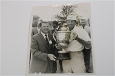Don January Signed 8x10 Photo with November 26, 1967 8x10 Wire Photo