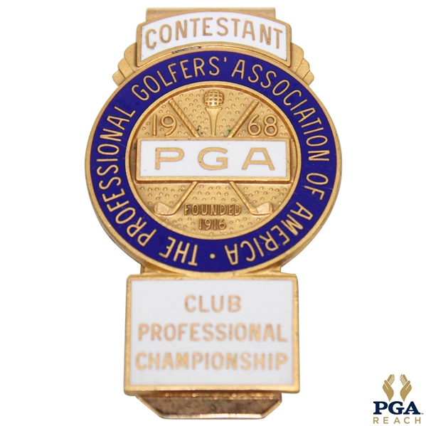 1968 PGA Club Professional Championship Contestant Money Clip