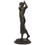 Vintage Golflex Female Golfer Statue V