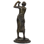 Vintage Golflex Female Golfer Statue V