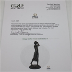 Vintage Golflex Female Golfer Statue V