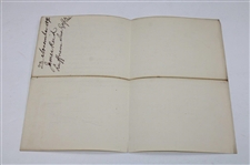 Thistle Court Edinburgh 1896 Luffness New Golf Club Dues Statement