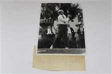 1932 Francis Ouimet US Amateur Original Photo - September 11