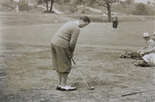 1931 Bobby Jones Chip Shots Film 'How I Play Golf' Shorts for Vitaphone Original Photo
