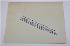 1931 Bobby Jones Chip Shots Film 'How I Play Golf' Shorts for Vitaphone Original Photo
