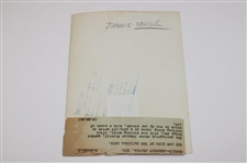 1928 Johnny Farrell 'New King Of National Open' Playoff Win Over Bobby Jones Original Photo