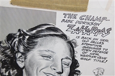 Zaharias Original Bill McClanahan 'The Champ' Oversize Engraving