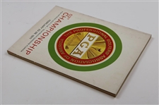 1971 PGA Championship at PGA National Official Program - Jack Nicklaus Winner