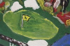 Hole 12 Augusta National Hand Painted Ceramic Tray/Bowl