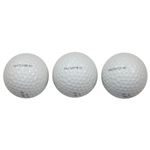 Three (3) Personal John Elway Maxfli 7 Woody Logo Golf Balls w/Box