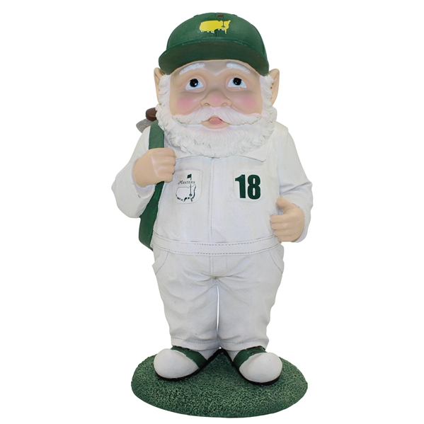 2018 Masters Tournament Ltd Ed Caddy Gnome Statue in Original Box