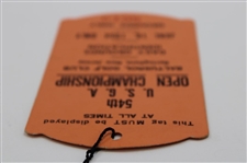 1954 US Open at Baltusrol GC Friday Ticket w/Original String - Ed Furgol Winner