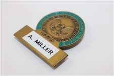 1993 US Womens Open at Crooked Stick GC Contestant Badge - Alice Miller