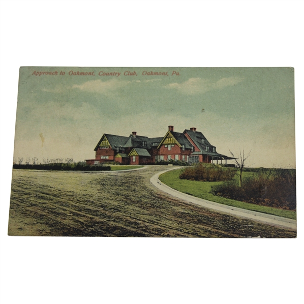Circa 1910 Oakmont Country Club Golf Postcard